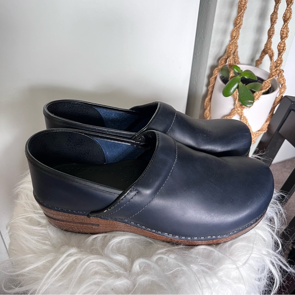 Navy Blue Dansko Clogs